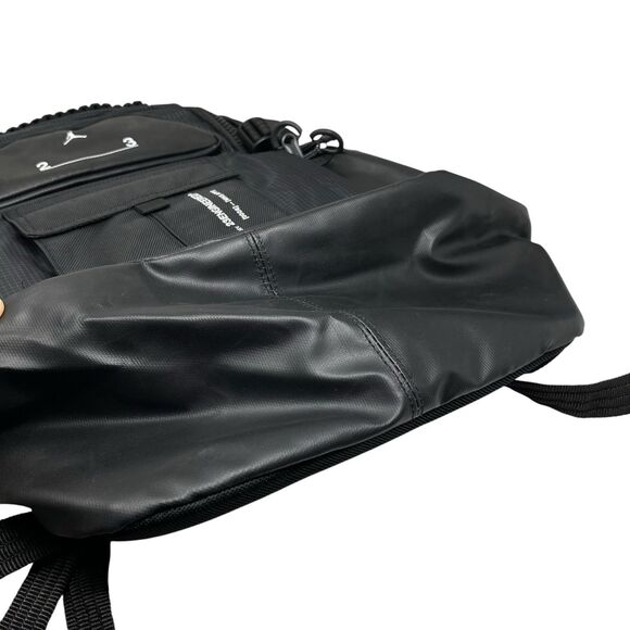 JORDAN AIR Backpack Black 23 Engineered 15" Laptop Travel MA0691-023 RARE - Picture 10 of 13